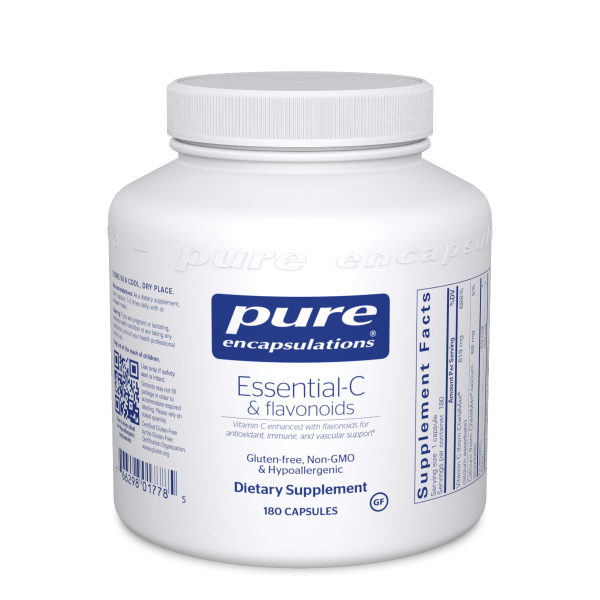 Essential-C & flavonoids - Pure Encapsulations - 180 capsules