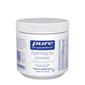 A jar of Pure EpiIntegrity powder