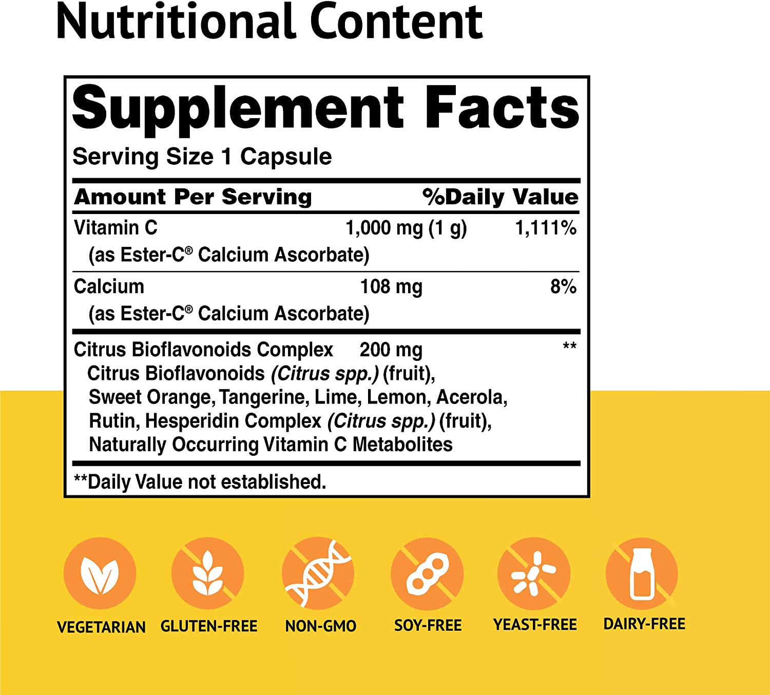 Ester-C® 1000 mg with Citrus Bioflavonoids - American Health