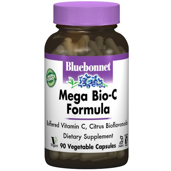 A bottle of Bluebonnet Mega Bio-C Formula
