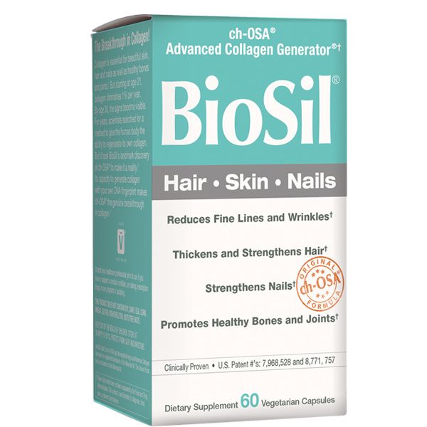 A Package of Natural Factors BioSil® Hair, Skin, Nails