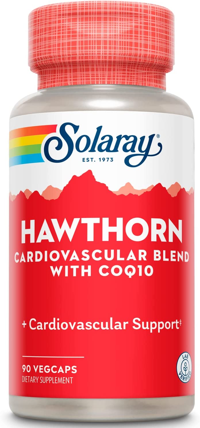 Hawthorn Cardiovascular Support Blend - Solaray - 90 capsules