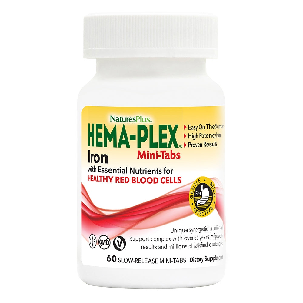 Hema-Plex Mini Tabs - Nature's Plus - 60 min tablets