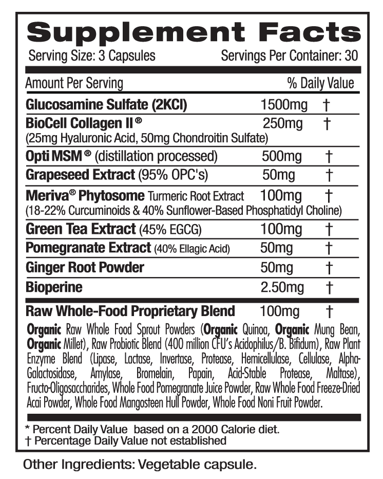 A bottle of Emerald Joint Health