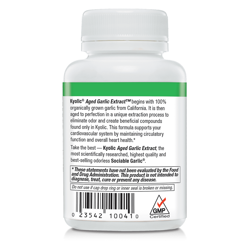 Aged Garlic Extract Hi-Po Formula 100 - Kyolic - 100 capsules