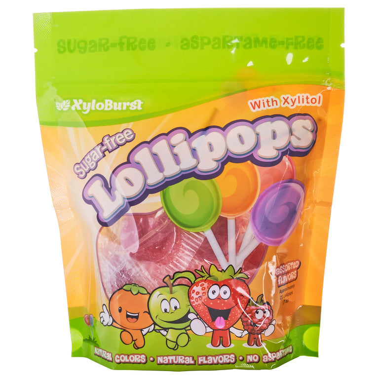 Sugar-free Xylitol Lollipops Assorted Flavors