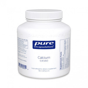 A bottle of Pure Calcium (citrate)