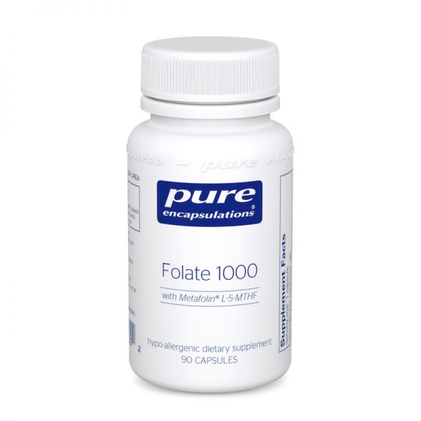A bottle of Pure Folate 1000
