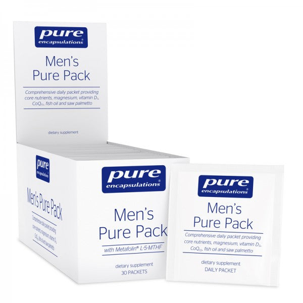 A pack and package of Pure Men's Pure Pack