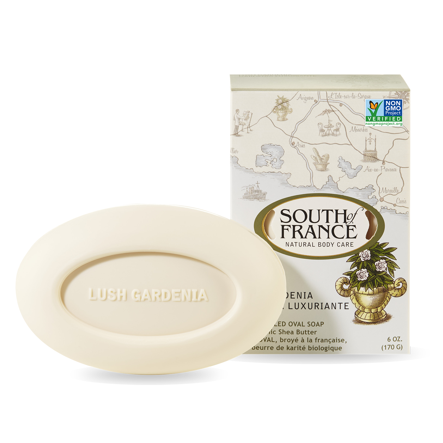 Lush Gardenia Bar Soap - South of France - 6 oz