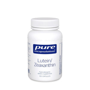 A bottle of Pure Lutein/Zeaxanthin