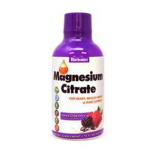 A bottle of Bluebonnet Liquid Magnesium Citrate - Mixed Berry