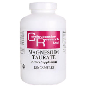 A bottle of Ecological Formulas Magnesium Taurate 125 mg