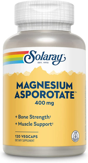 Magnesium Asporotate 400 mg - Solaray - 120 capsules