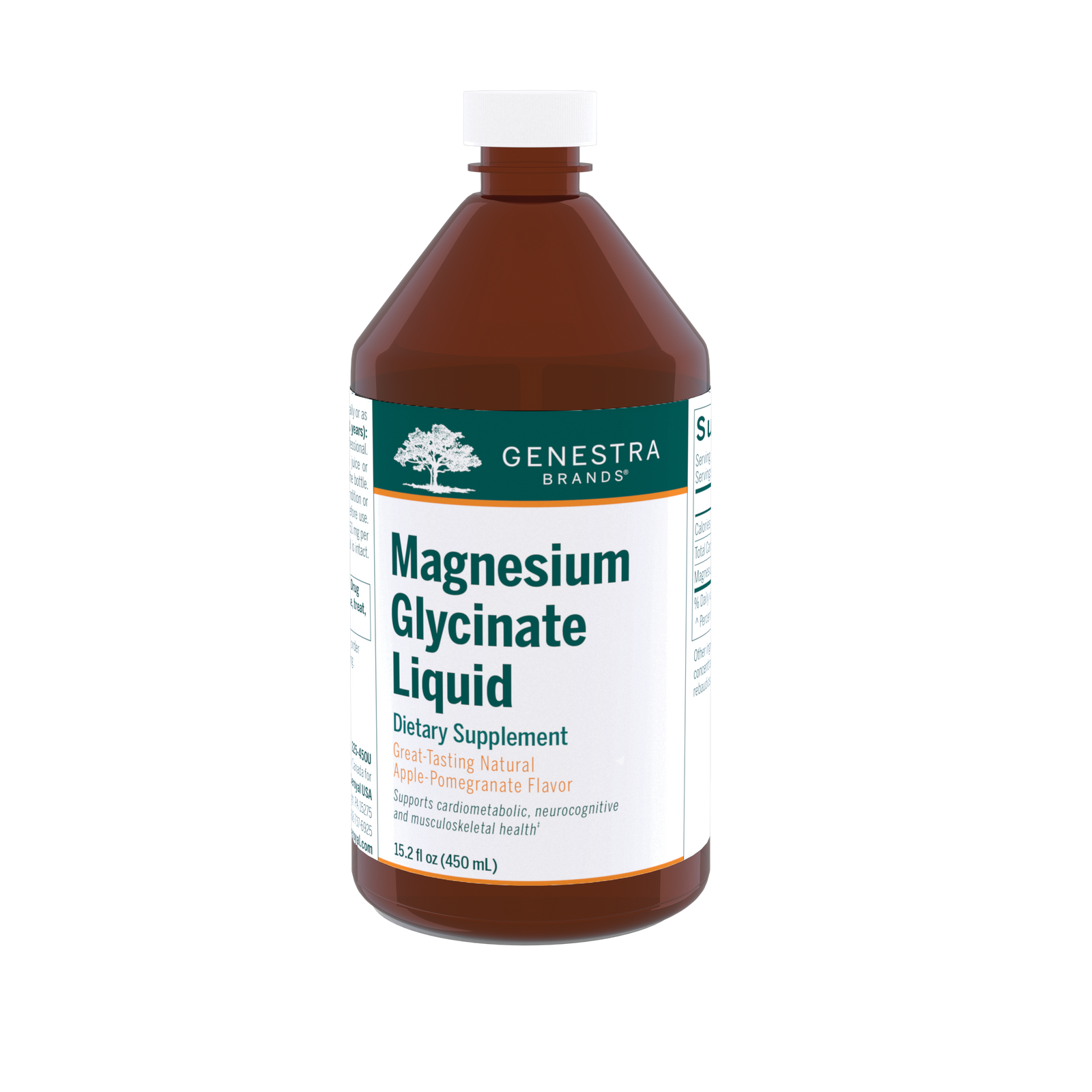 Magnesium Glycinate Liquid - Genestra - 450 ml