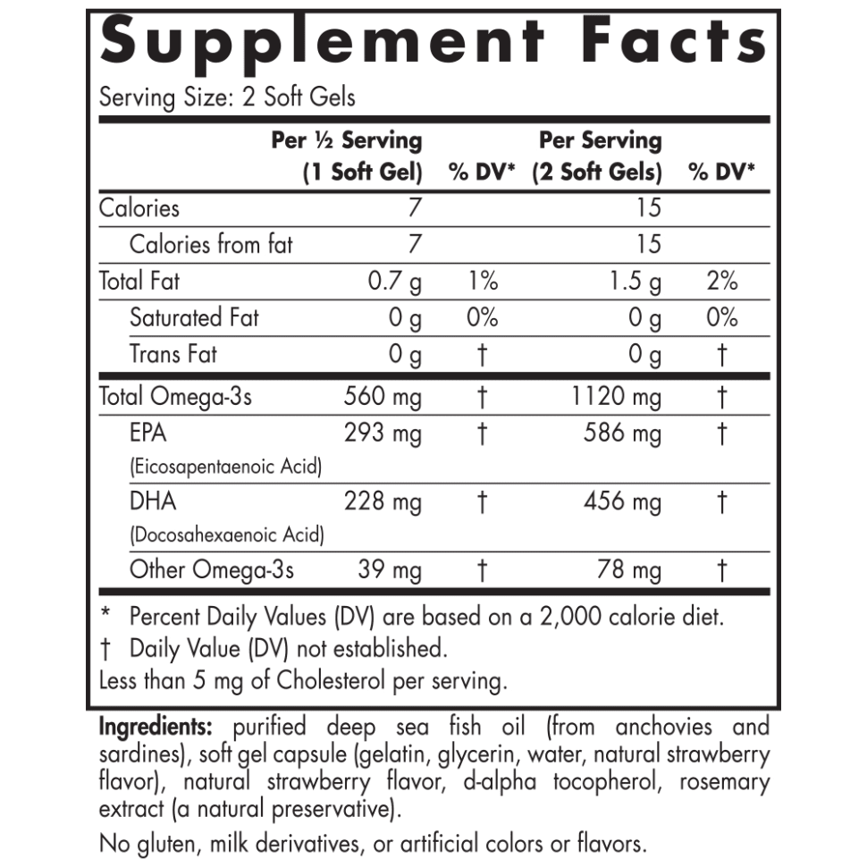 A bottle and package of Nordic Naturals Ultimate Omega® 2X Mini 