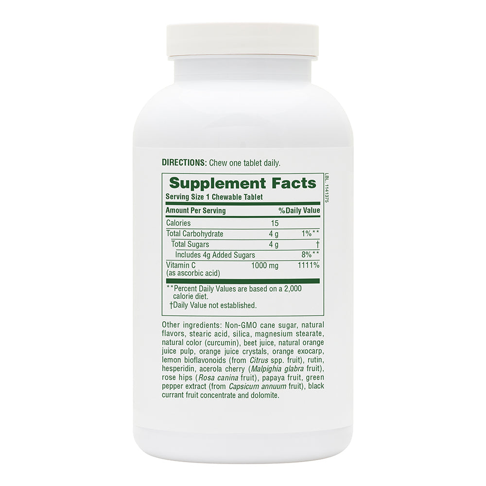 Orange Juice C 1000 mg - Chewable Tablets