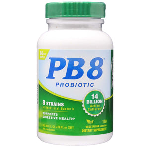A bottle of Nutrition Now PB8™ Probiotic Vegetarian