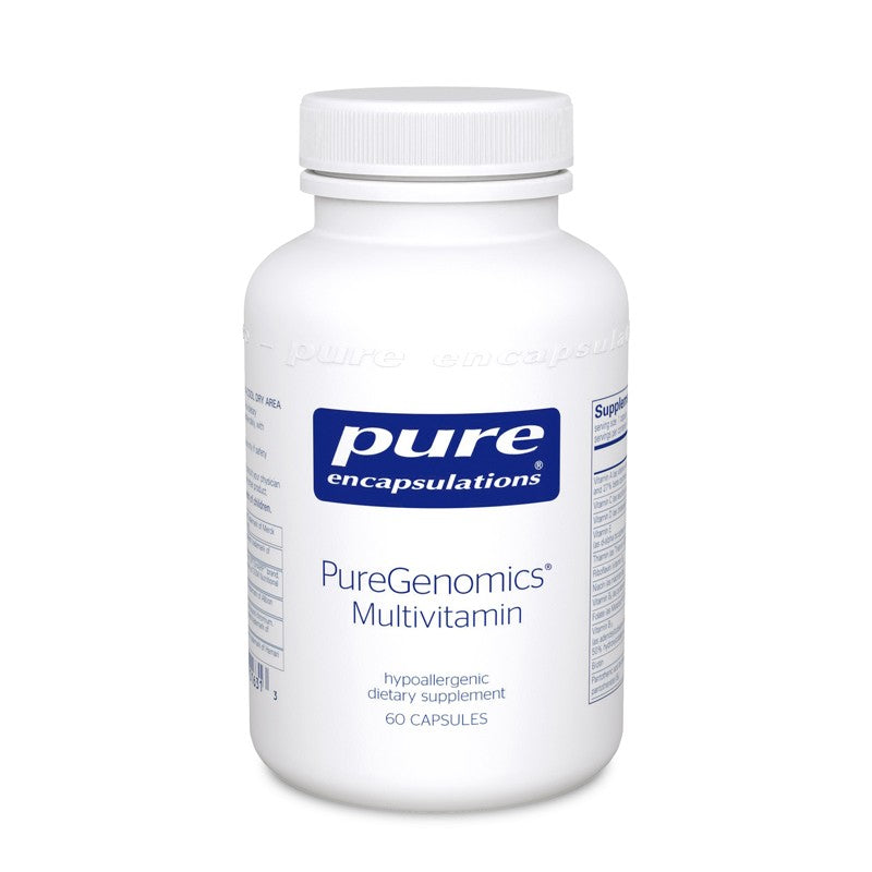 A bottle of Pure PureGenomics® Multivitamin