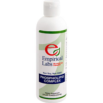 A bottle of Empirical Labs Phospholipid Complex
