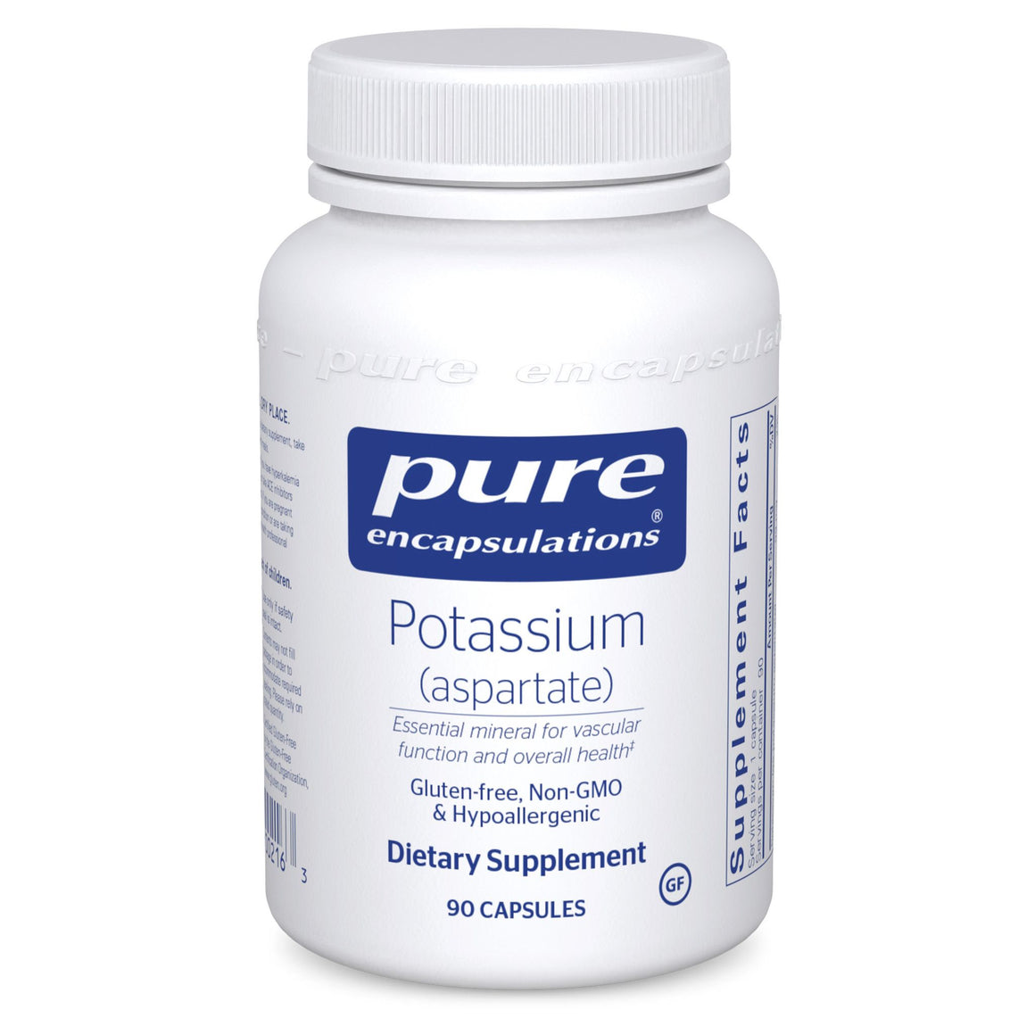 Potassium (aspartate) - Pure Encapsulations - 90 capsules