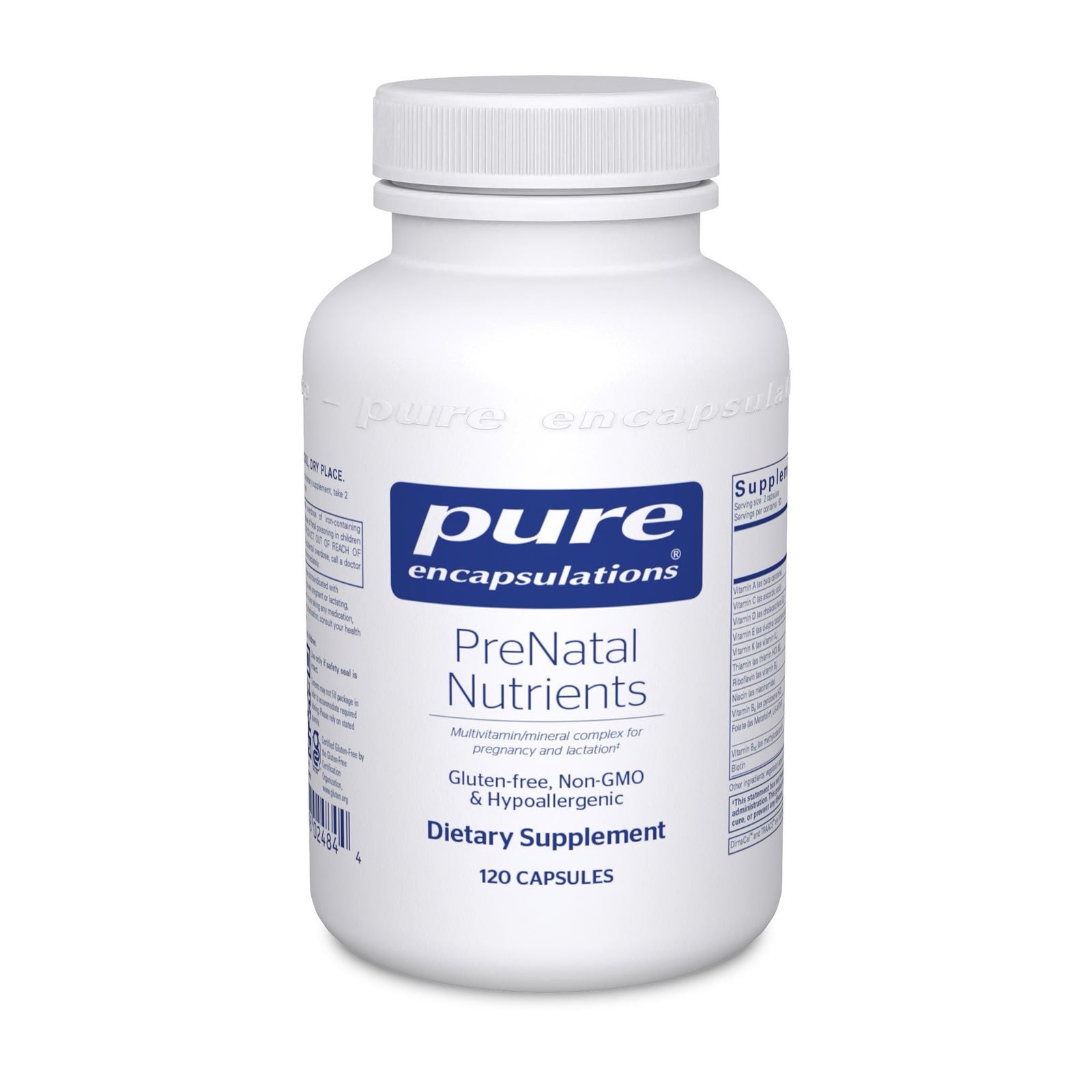 Prenatal Nutrients - Pure Encapsulations - 120 capsules