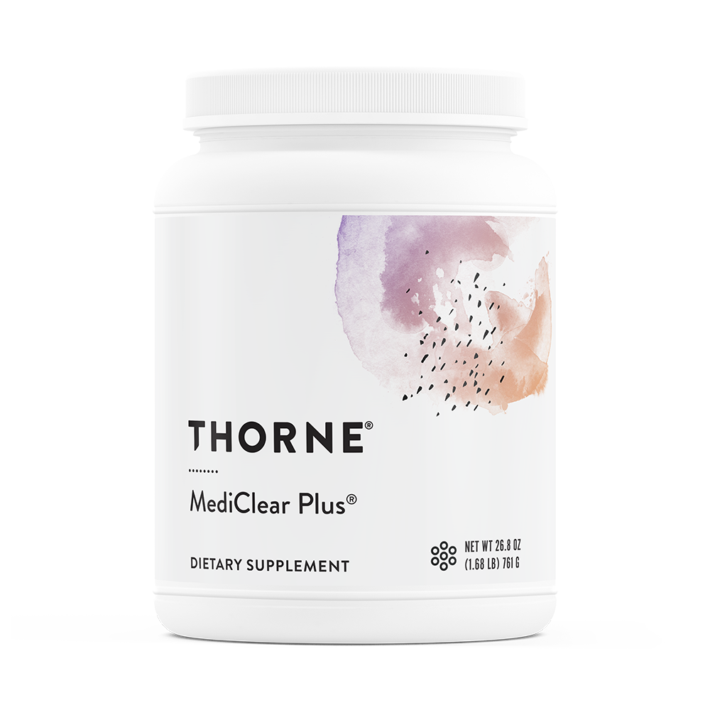 A jar of Thorne MediClear Plus®