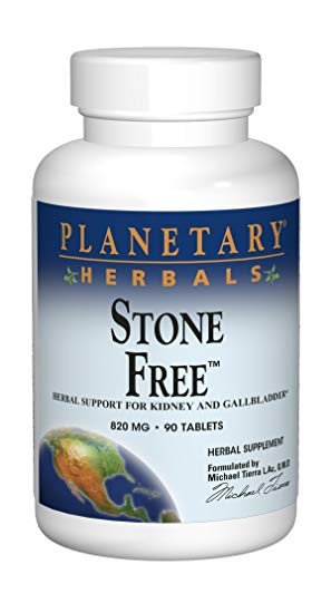 A bottle of Planetary Herbals Stone Free™ 820 mg