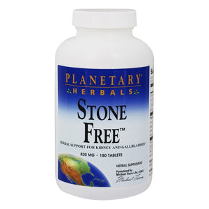 A bottle of Planetary Herbals Stone Free™ 820 mg