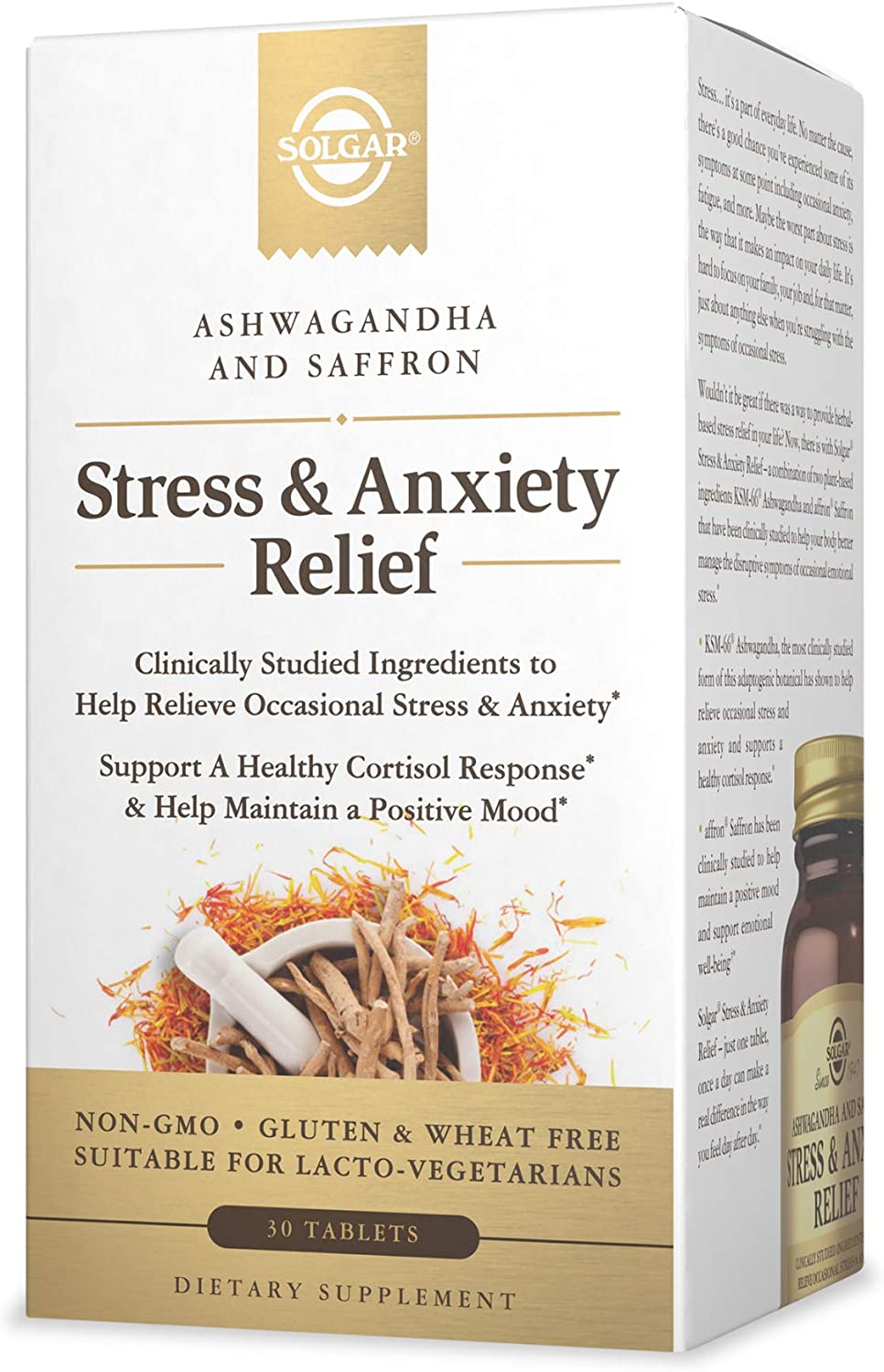Stress & Anxiety Relief - Solgar - 30 tablets