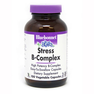 A bottle of Bluebonnet Stress B-Complex