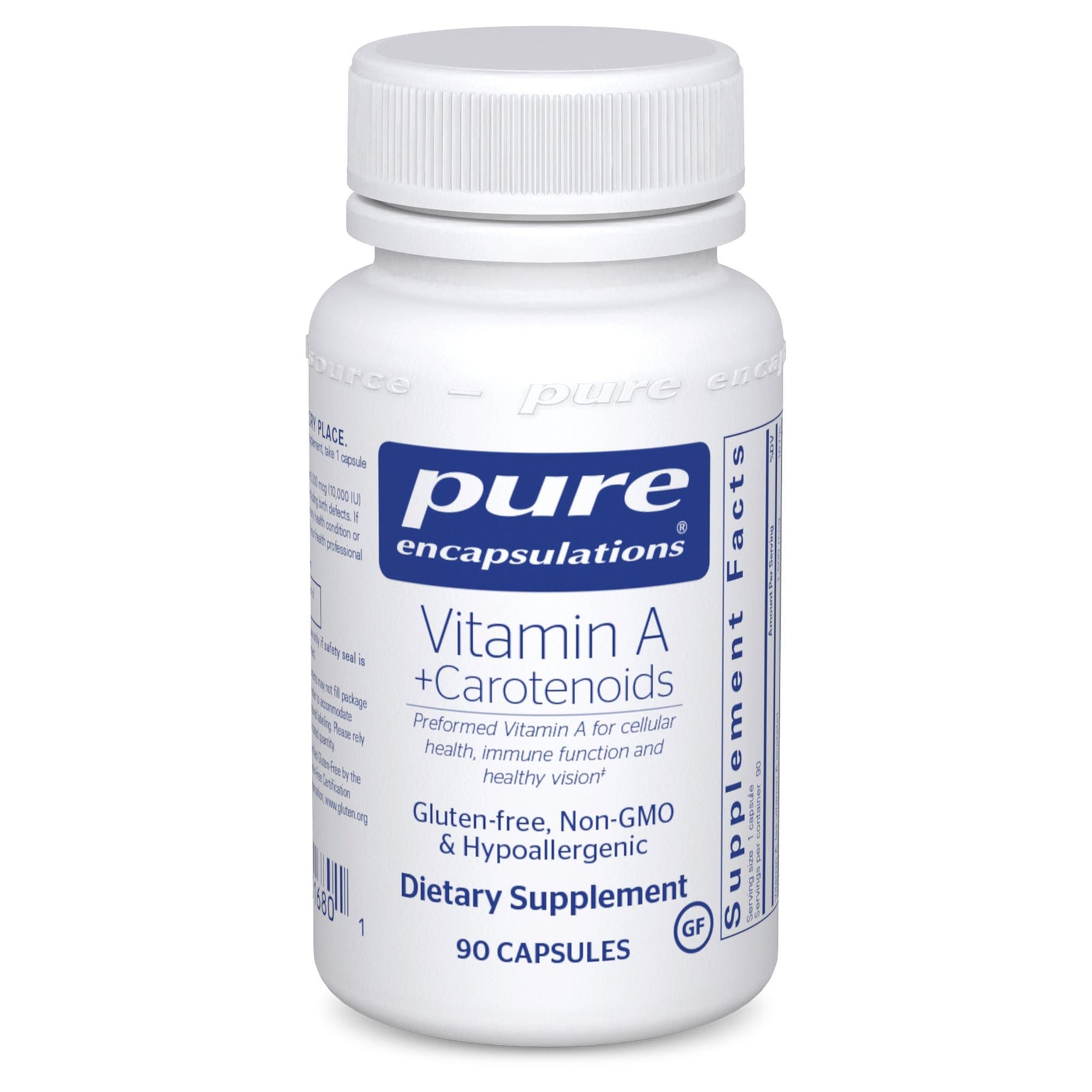 Vitamin A + Carotenoids - Pure Encapsulations - 90 capsules