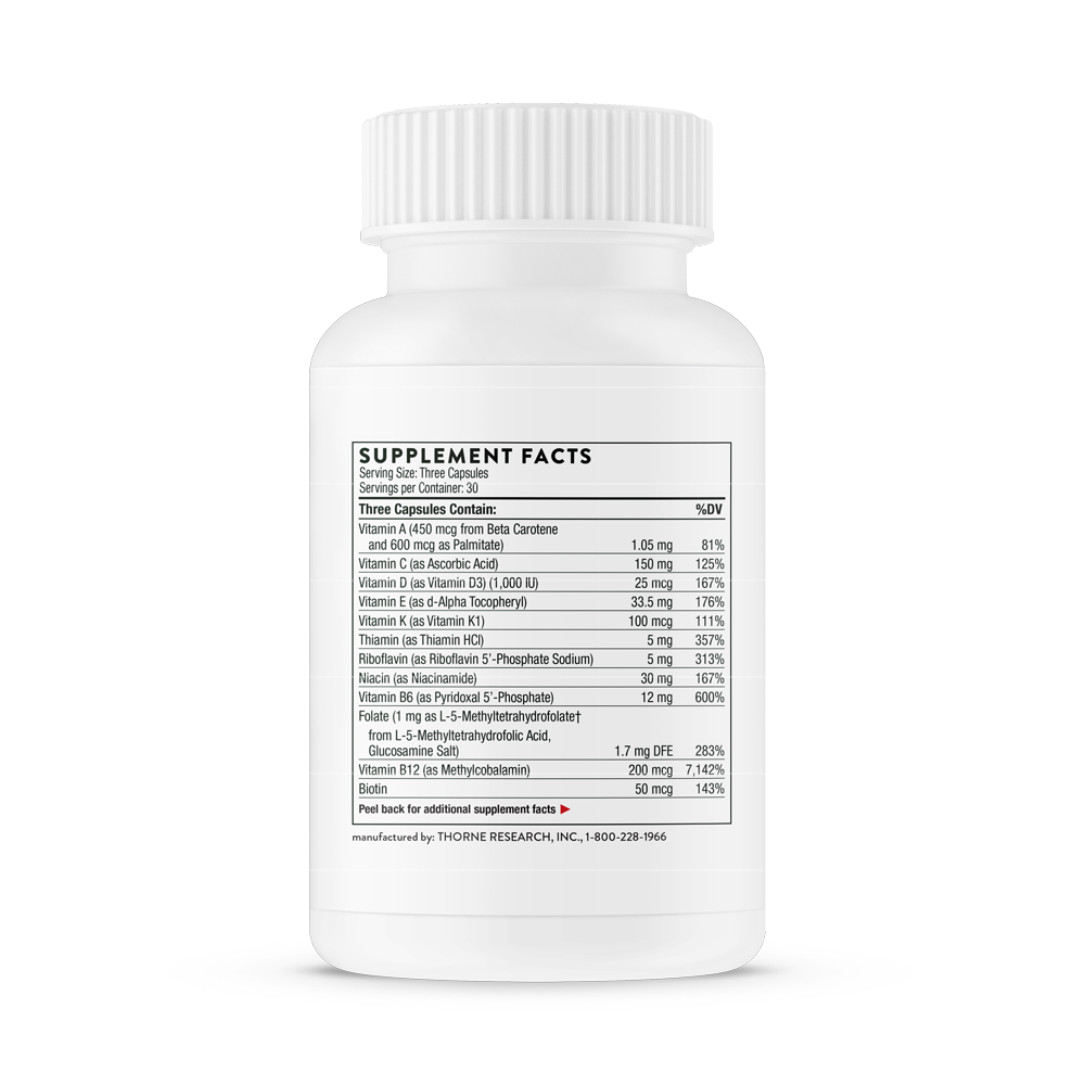 Basic Prenatal - Thorne - 90 capsules